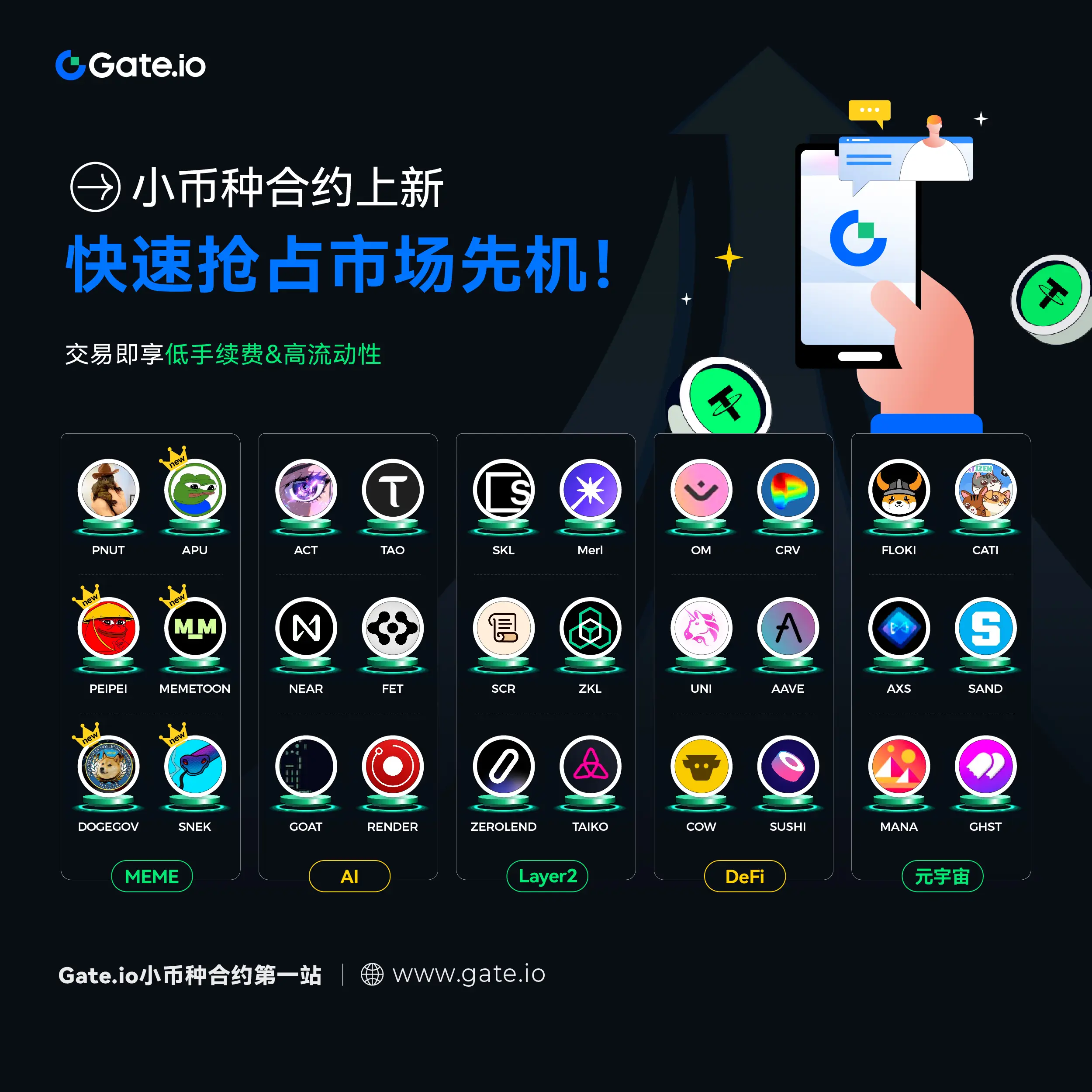 Gate.io 官网图